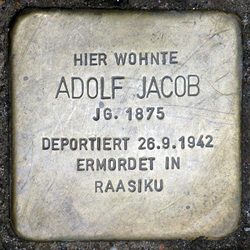 Stumbling Stones Richard-Sorge-Straße 34 #3