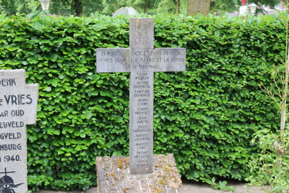 French War Grave Roman Catholic Churchyard Diessen #1
