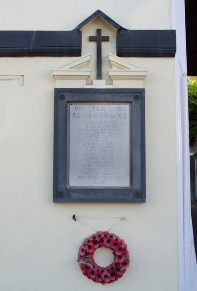 War Memorial Holywell Hill