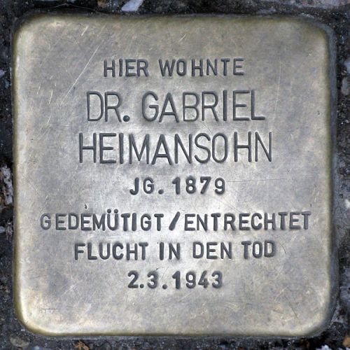 Stolpersteine Frankfurter Allee 100