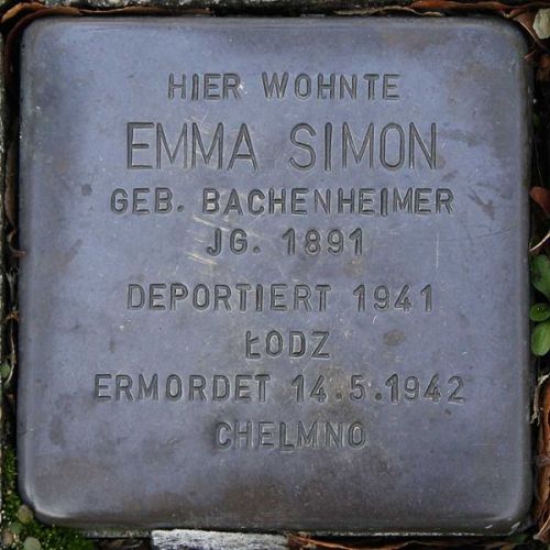 Stumbling Stones Ernststraße 34 #5