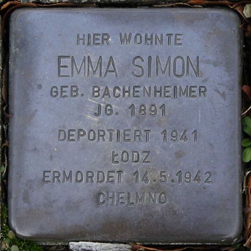 Stolpersteine Ernststrae 34 #5