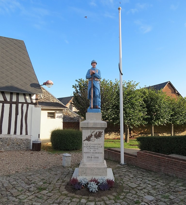 Oorlogsmonument Quvreville-la-Poterie