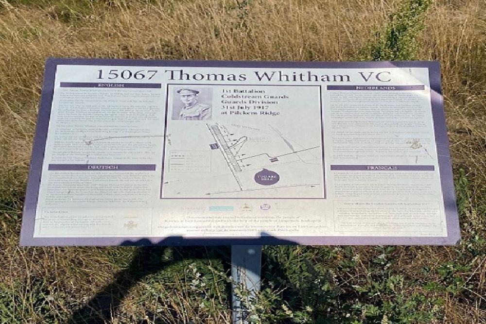 Herdenkingsplaat VC Thomas Whitham #1
