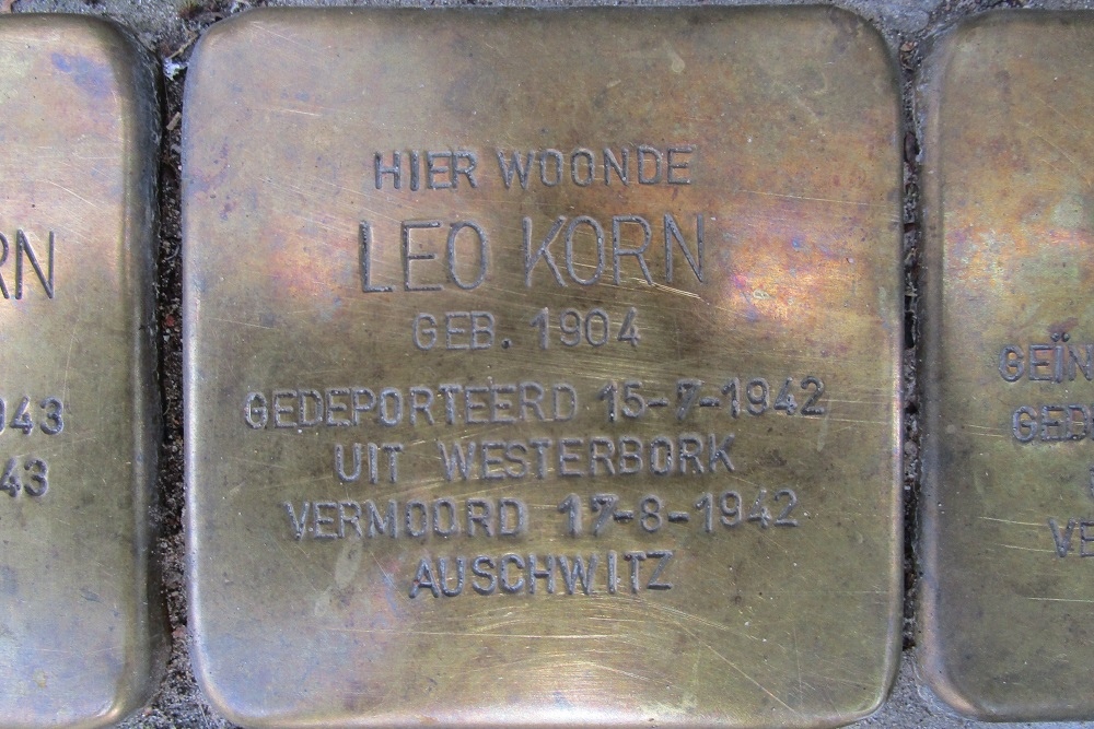 Stolpersteine Nieuwe Amstelstraat voormalig 37 hs #3