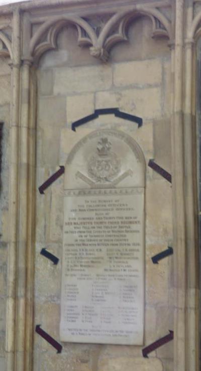 Memorials Coalition Wars & Crimean War York Minster #2