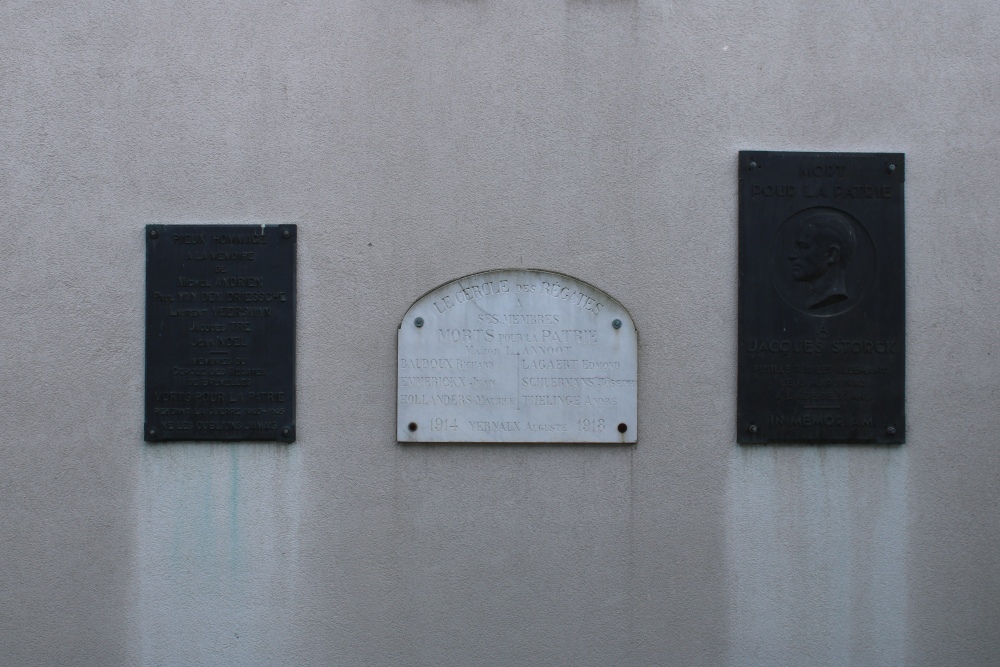 Commemorative Plaques Cercle Des Rgates de Bruxelles #2