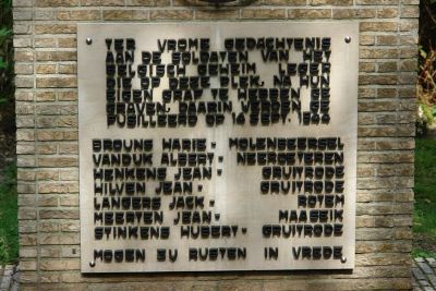 Monument Executies Belgische Verzetsstrijders #4