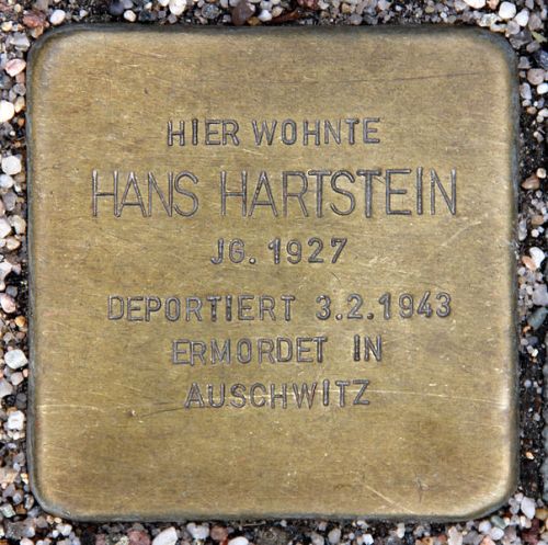 Stolpersteine Bartningallee 7 #2