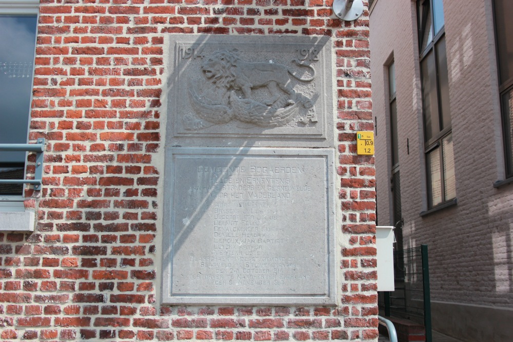 Oorlogsmonument Bogaarden	