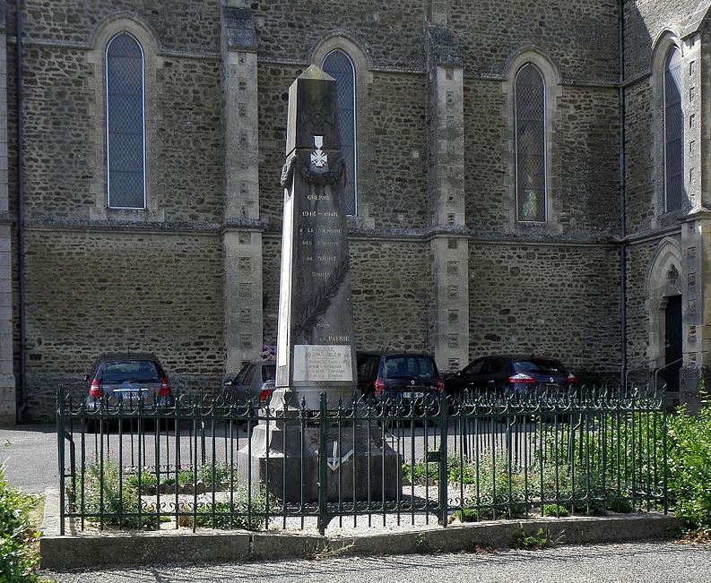 Oorlogsmonument Niort-la-Fontaine #1