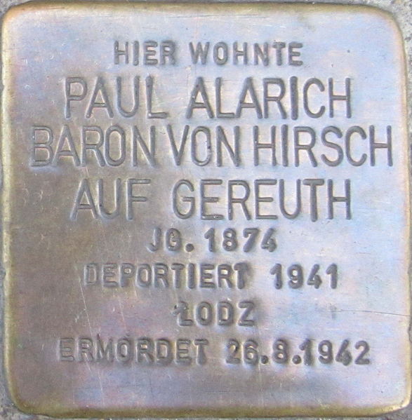 Stolperstein Ludwigstrae 4 #1