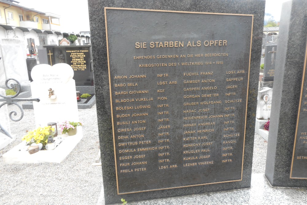 Austrian War Graves Wrgl #2