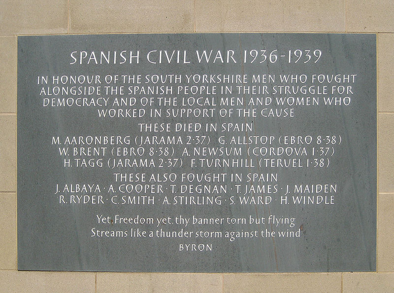 Oorlogsmonument Peace Gardens Sheffield #2