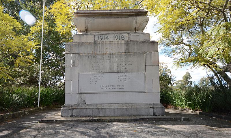 Oorlogsmonument Beecroft