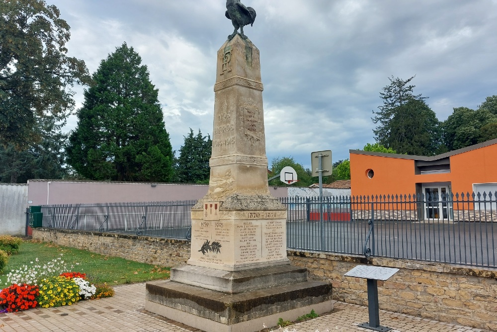 War Memorial Crches-sur-Sane #3