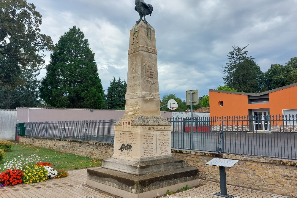 Oorlogsmonument Crches-sur-Sane #3