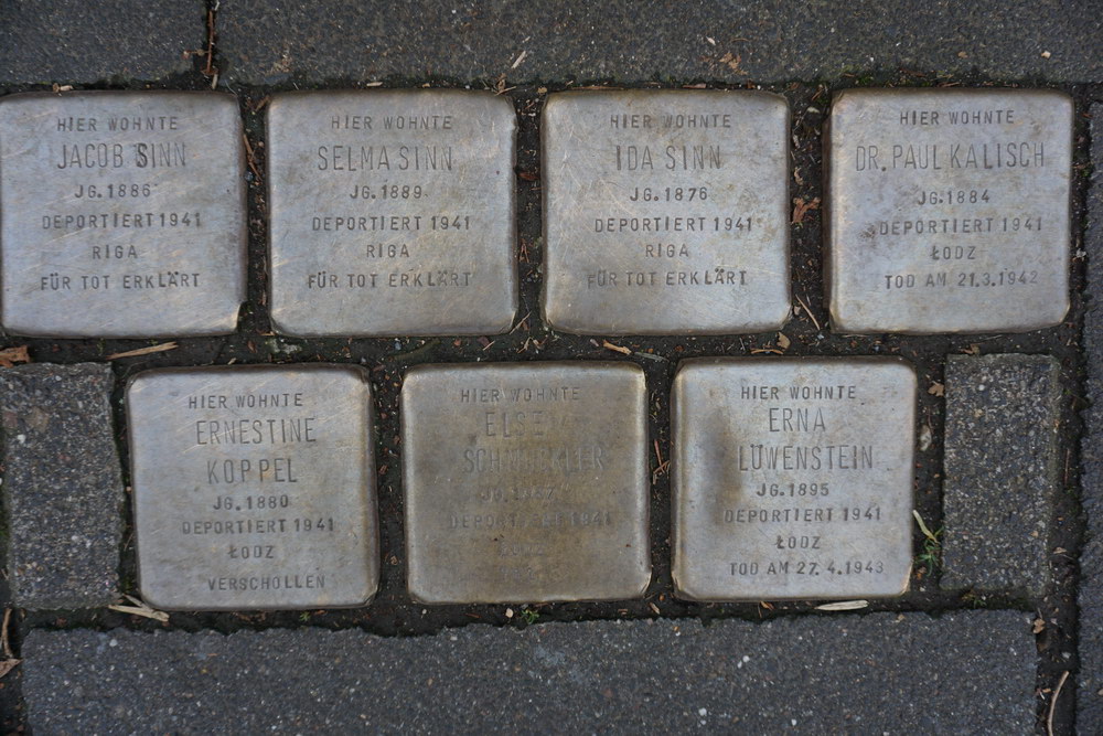 Stolpersteine Sachsenring 29