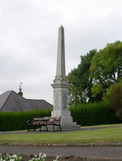 Oorlogsmonument Distington #1