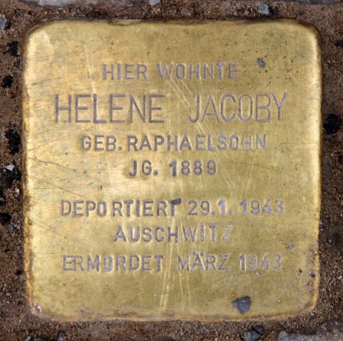 Stolpersteine Motzstrae 47 #1