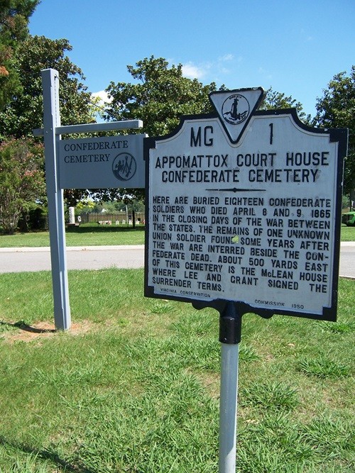 Begraafplaats Van De 15 Die Vielen Bij Appomattox #3