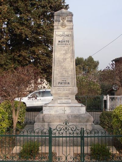 Oorlogsmonument Le Thoronet