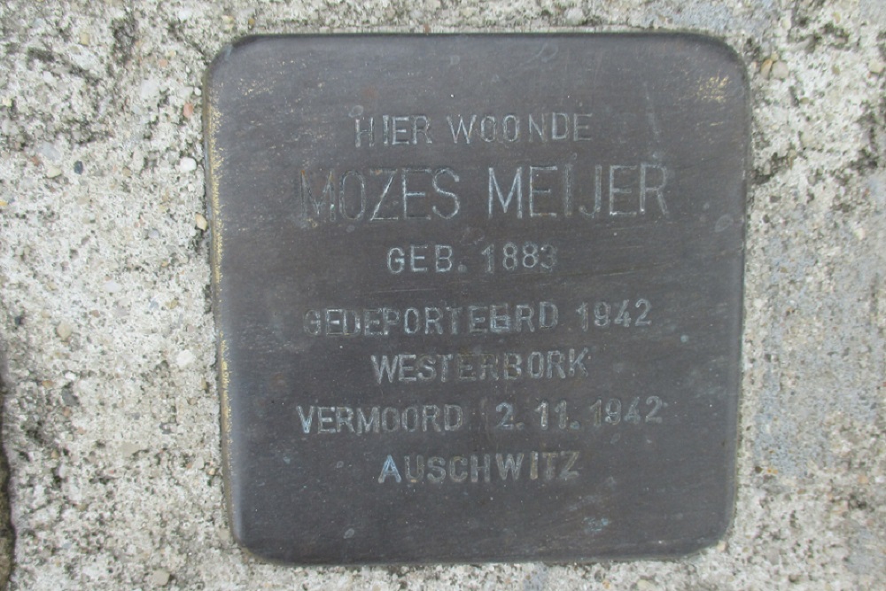 Stolpersteine Abraham Westerstraat A 144 #2