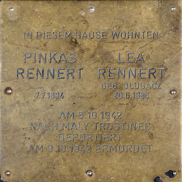 Remembrance Stone Heumühlgasse 16