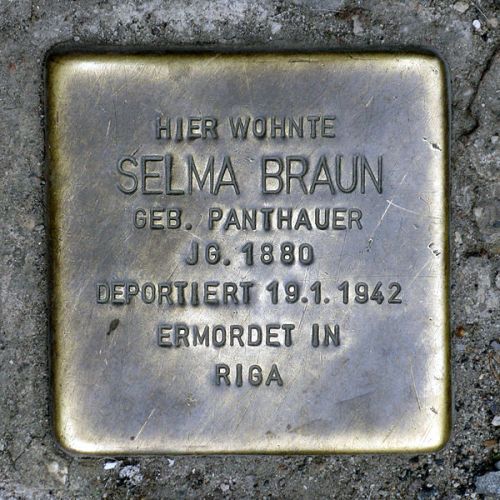Stolpersteine Schröderstraße 2 #2