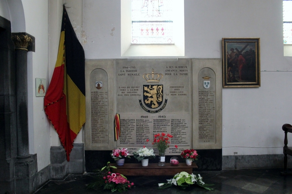 War Memorial Saint-Remacle Church #2