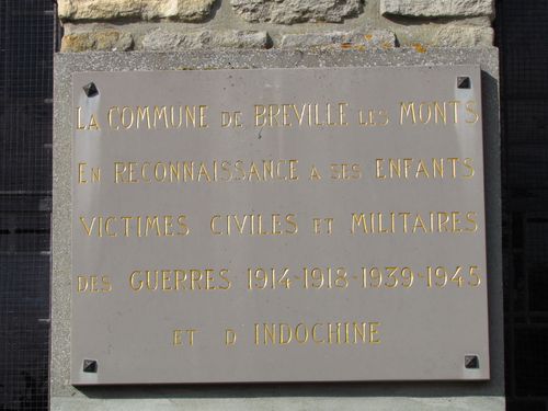 War Memorial Brville-les-Monts #2