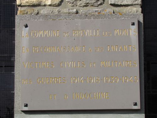 Oorlogsmonument Bréville-les-Monts #2