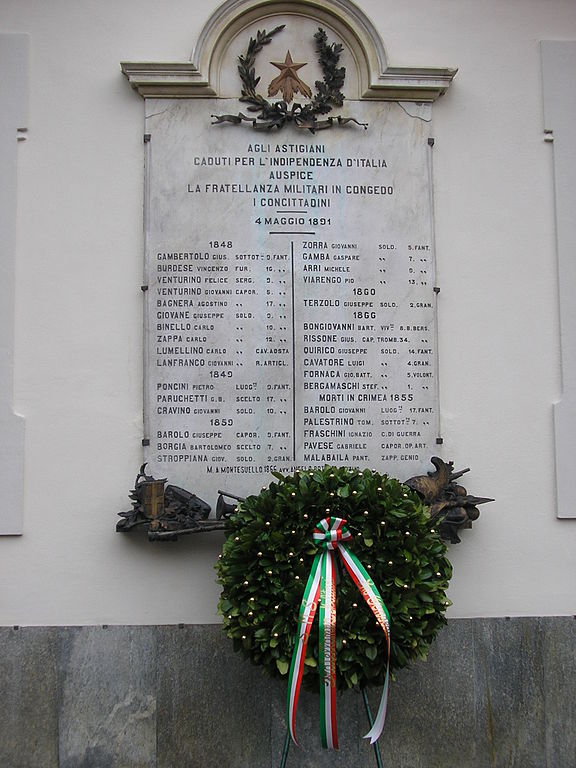 Independency War and Crimean War Memorial Asti #1