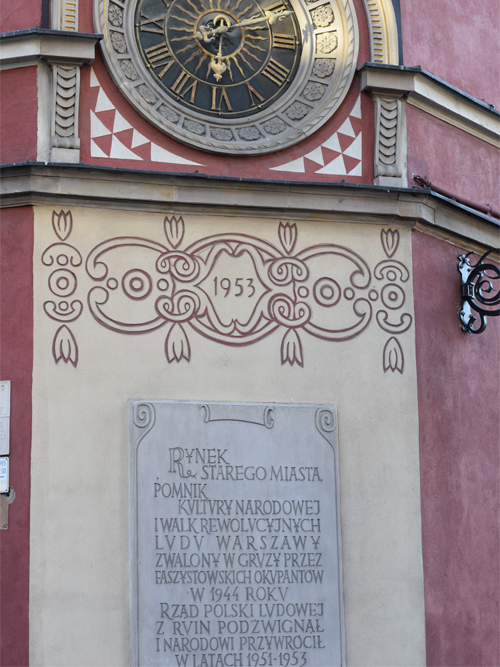 Memorial Reconstruction Old Centre Warsaw #2