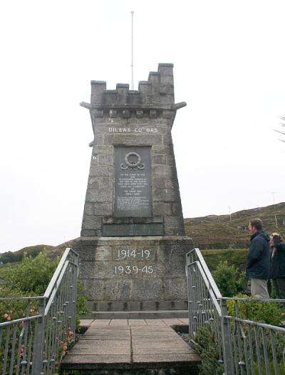 Oorlogsmonument Isle of Harris