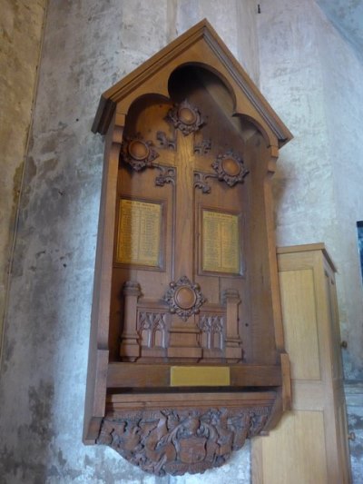 Oorlogsmonument Abbey Church Malmesbury #1