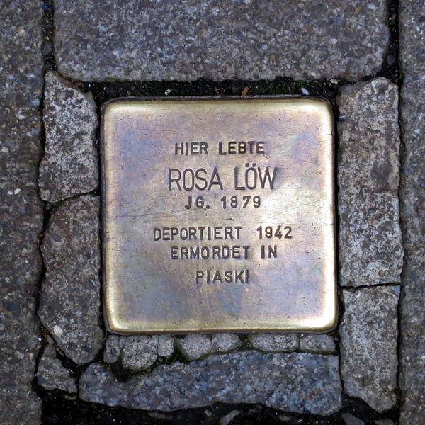 Stumbling Stone Bahnhofstraße 15