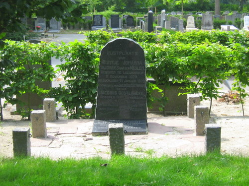 Memorial Stone for Ir. Jacobus Oosterhoff Cemetery North Leeuwarden #1