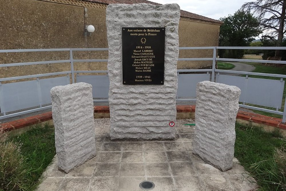 War Memorial Bédéchan #1
