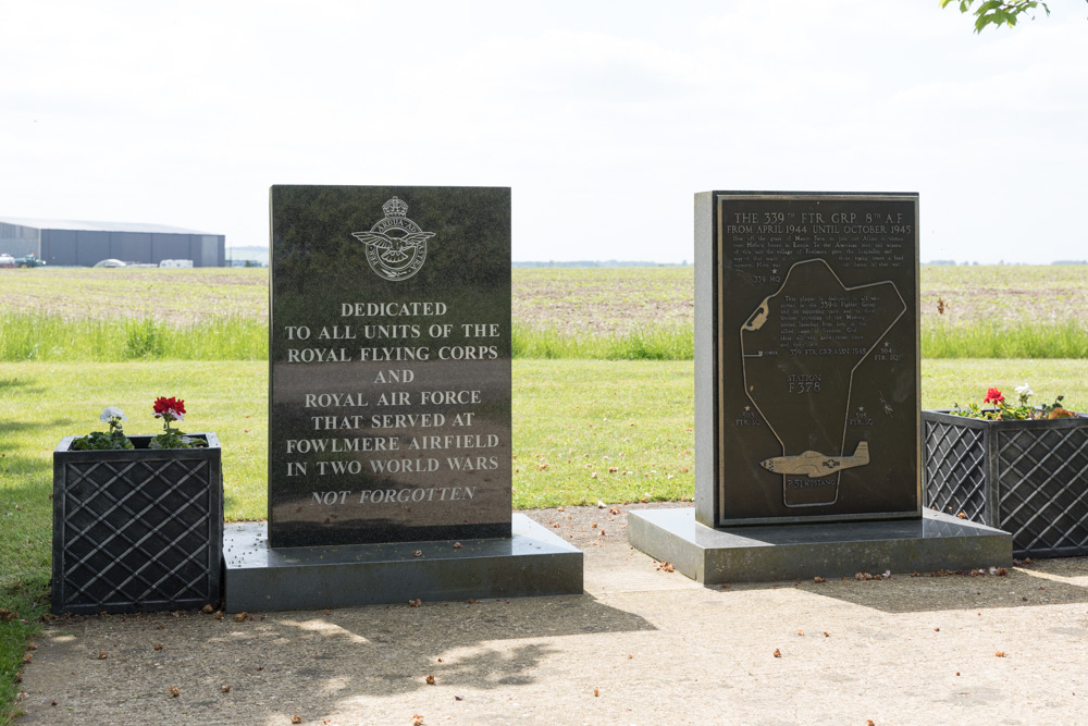 Monumenten Vliegveld Fowlmere