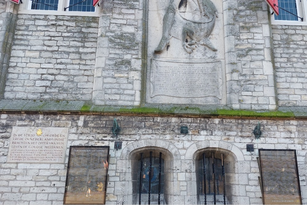 Gedenkteken Slachtoffers Nederlands Indië Oude Stadhuis Gouda #5
