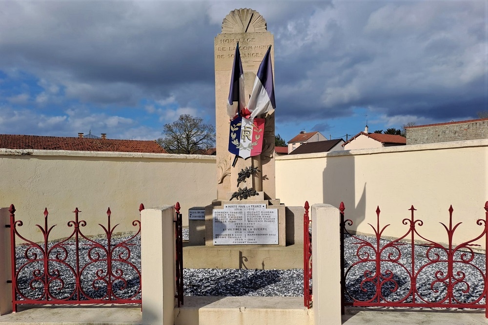 Oorlogsmonument Soulanges