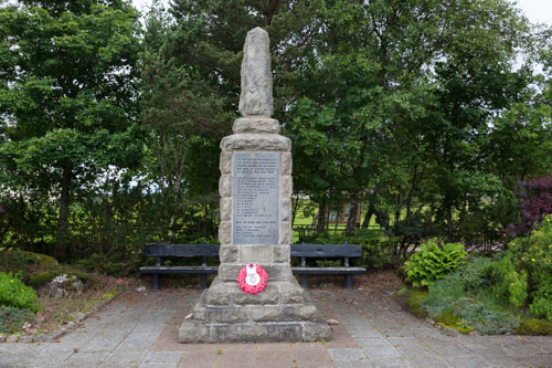 Oorlogsmonument Dalwhinnie #1
