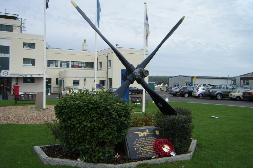 Monument Vliegtuigpropeller B-26 Marauder #1