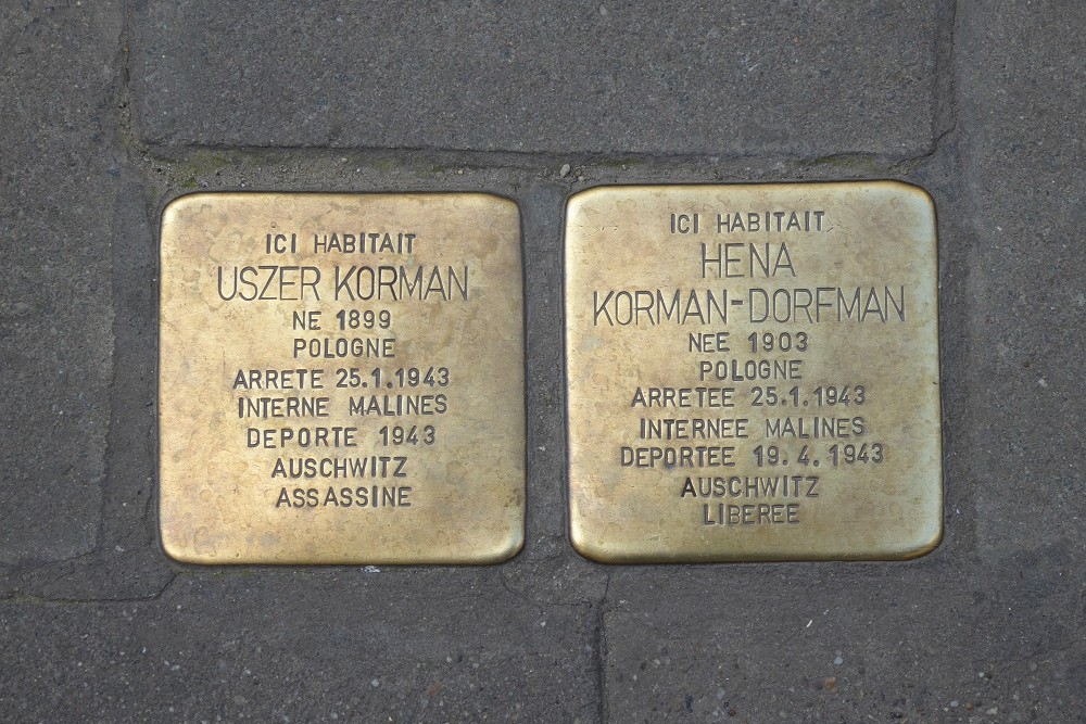 Stolpersteine Doornikstraat 6 #1