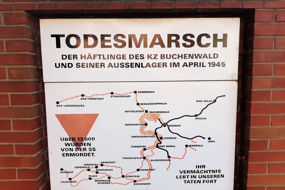 Gedenkteken Dodenmars Weimar