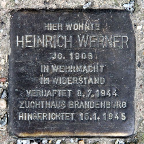 Stolperstein Spenerstrae 25a #1