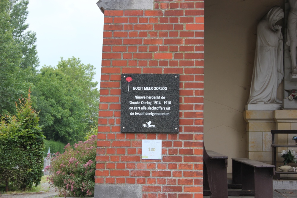 Commemorative Plate Cemetery Denderwindeke #2