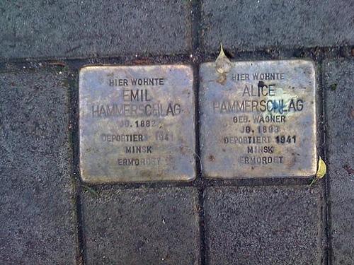 Stolpersteine Sierichstrae 108 #1