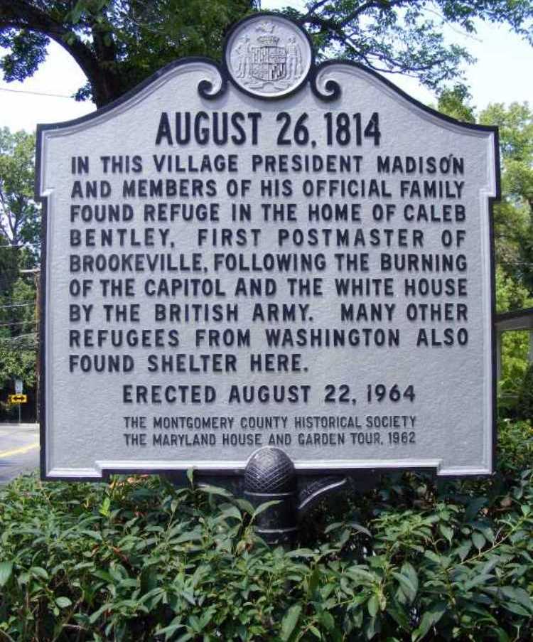 Information Sign Relief to Brookeville